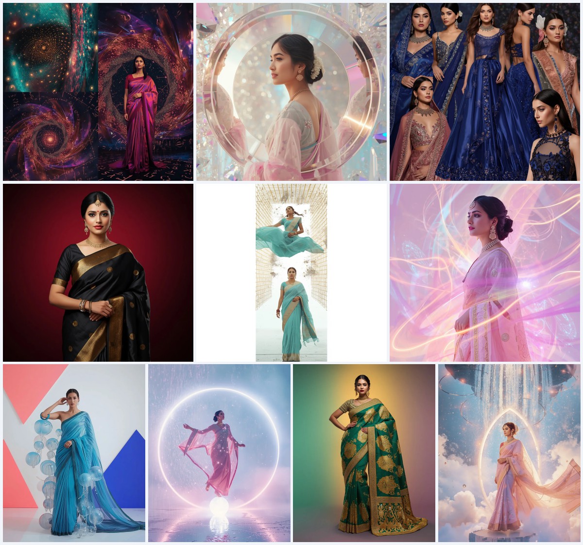 New 10 Prompt for Gemini AI Saree Look Couple for Romantic Visuals | Prompt for Gemini AI saree look couple