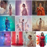 New 10 Trending Violet Saree Prompt for Ethereal Beauty | prompt seen trending girl instagram