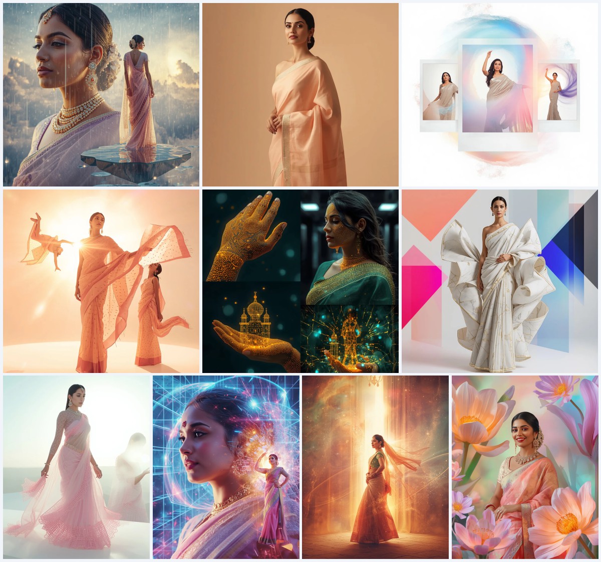 Top 10 Traditional Saree Prompt in English for Girl for Learning | prompt for traditional look for girl ChatGPT